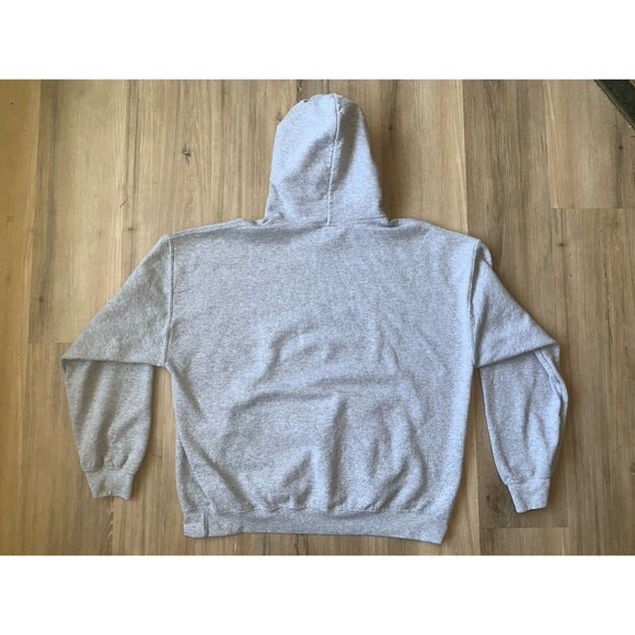 Made To Play Pickleball Gray Fleece Pullover XL Hoodie Kangaroo Pockets EUC - Picture 7 of 11